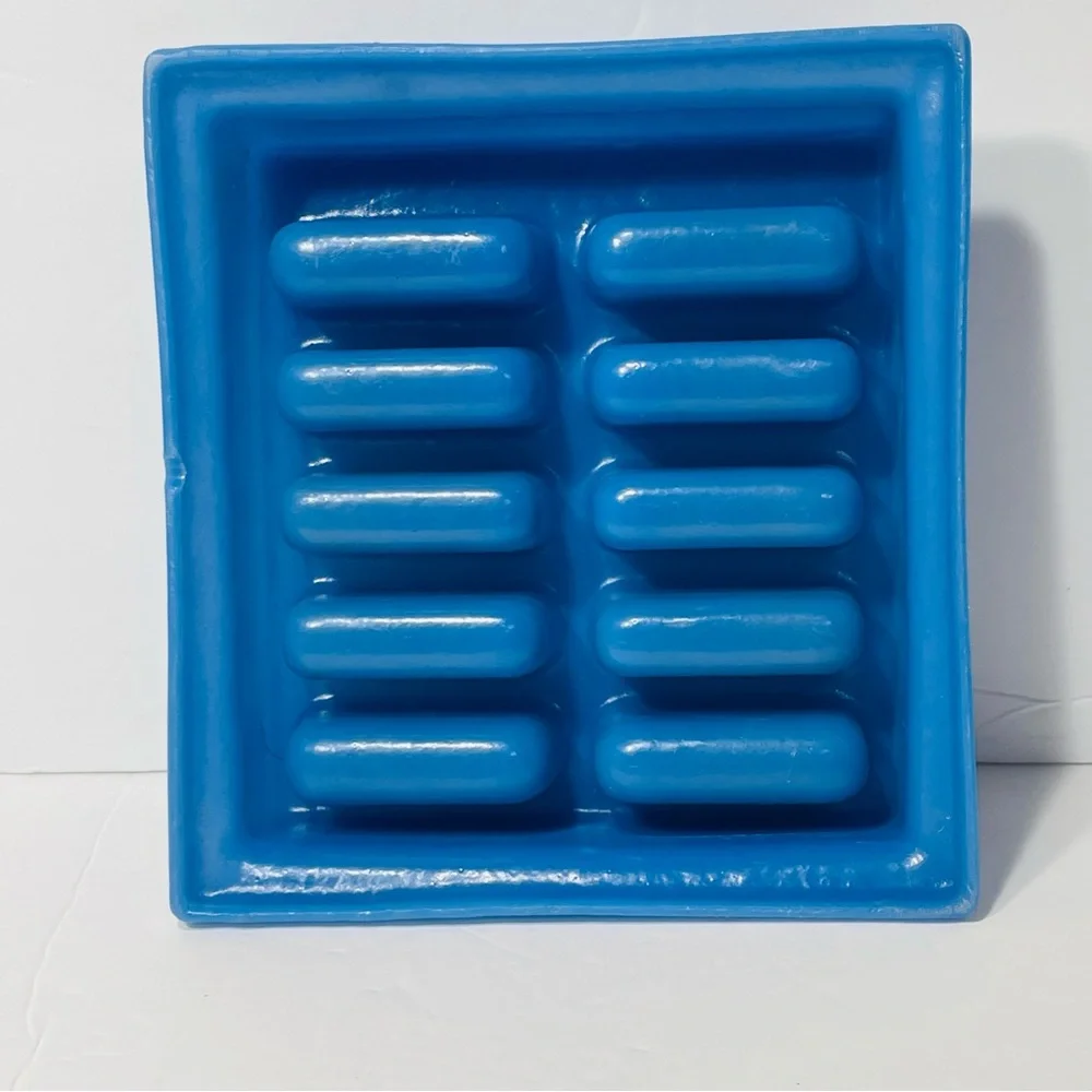 Dog Grooming Blade Caddy Vintage Double K Blue 5353 Holds 10 Clipper Reg Blades